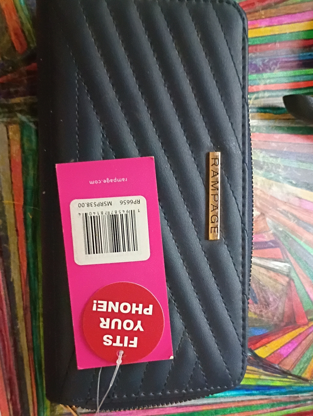 Navy- Rampage NWT Wallet/ Clutch